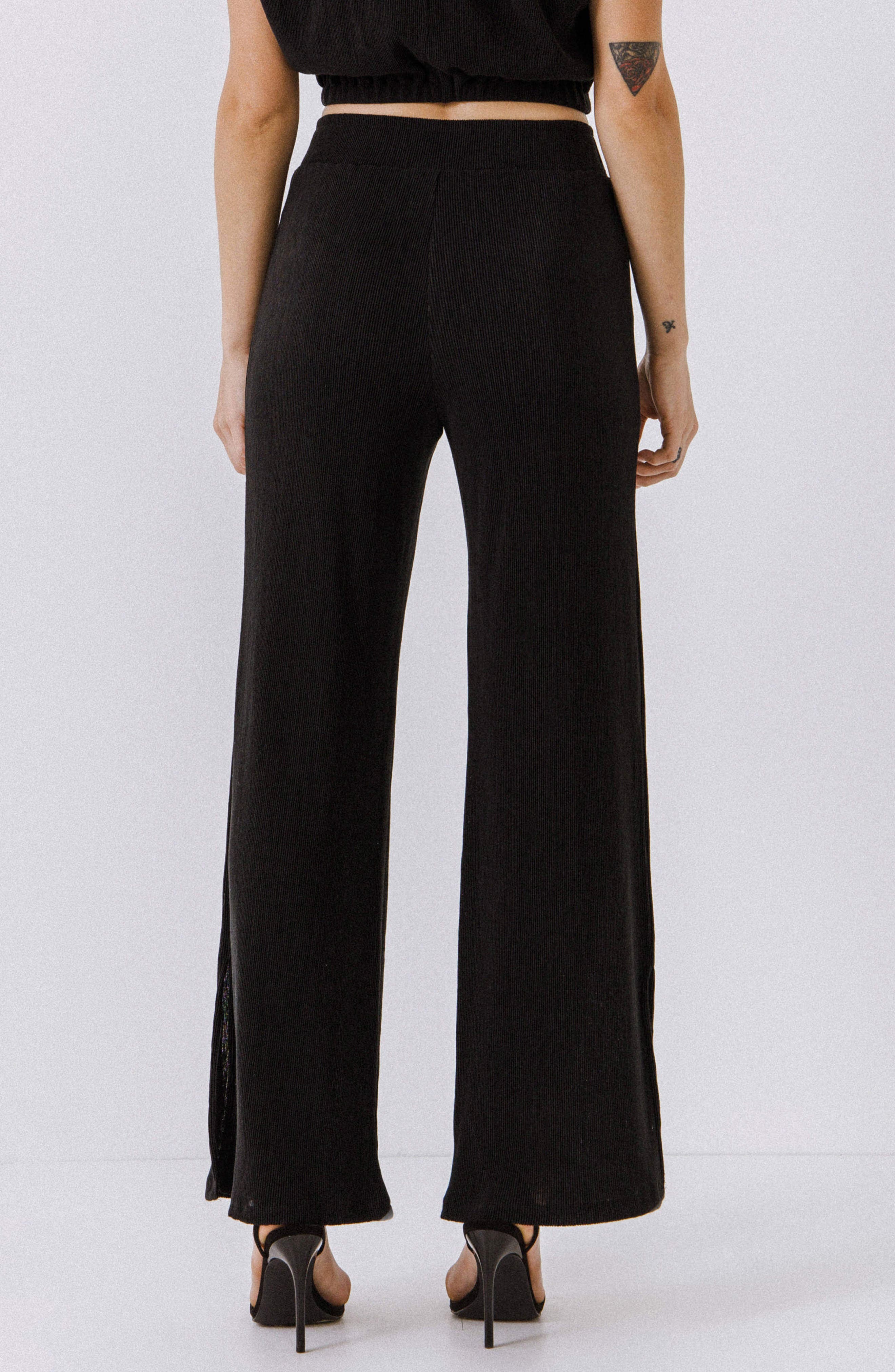 Endless Rose Rib Flare Pants (Women) | Nordstrom