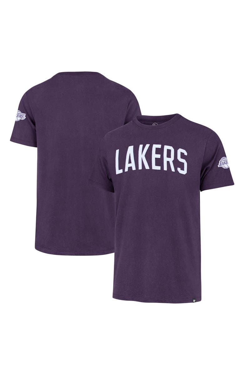 '47 Men's '47 Purple Los Angeles Lakers Franklin Fieldhouse T-Shirt, Main, color,