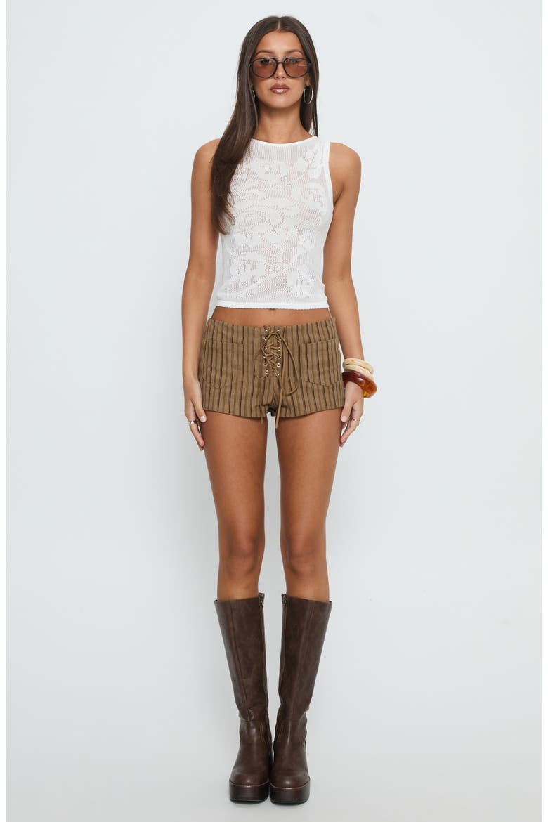 Cypressa Openwork Boat Neck Tank, Alternate, color, ANTIQUE WHITE