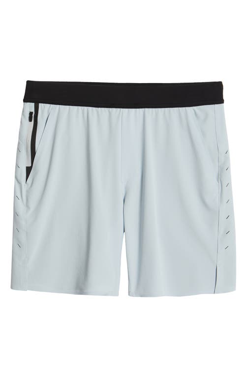 Ten Thousand Interval Lined 7-inch Training Shorts In Light Grey