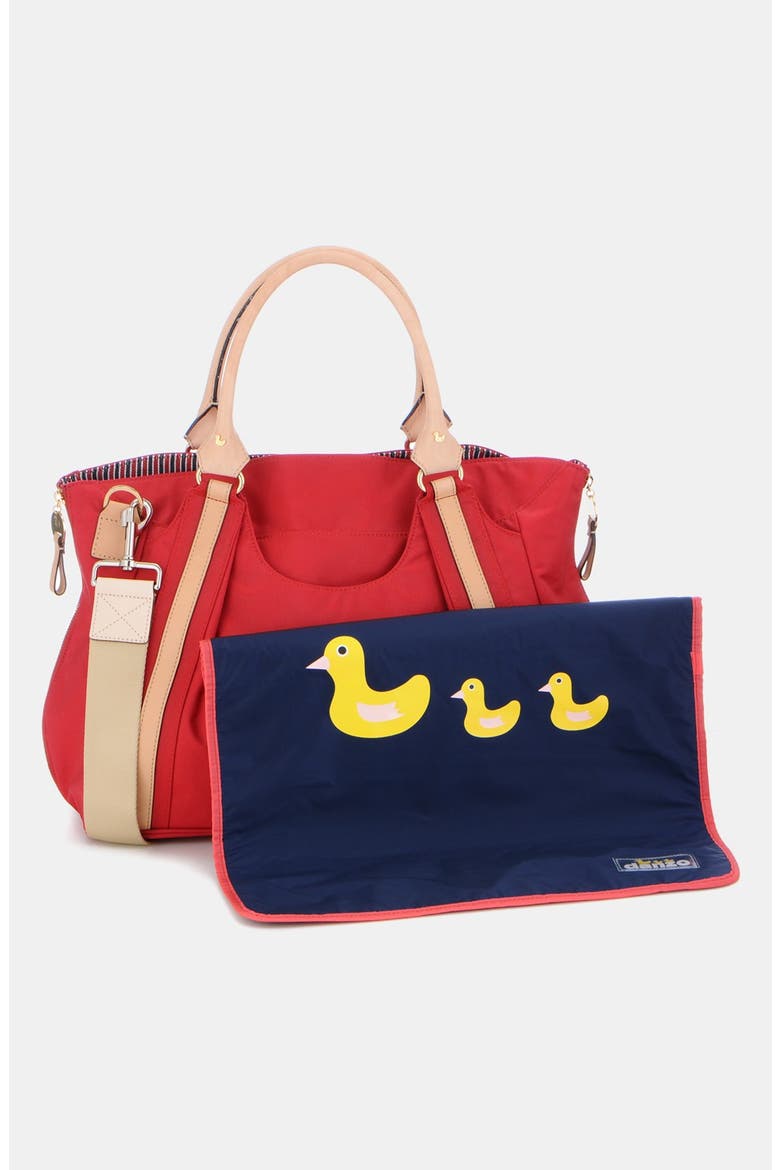 Hobo Diaper Bag, Alternate, color, FIRE ENGINE RED