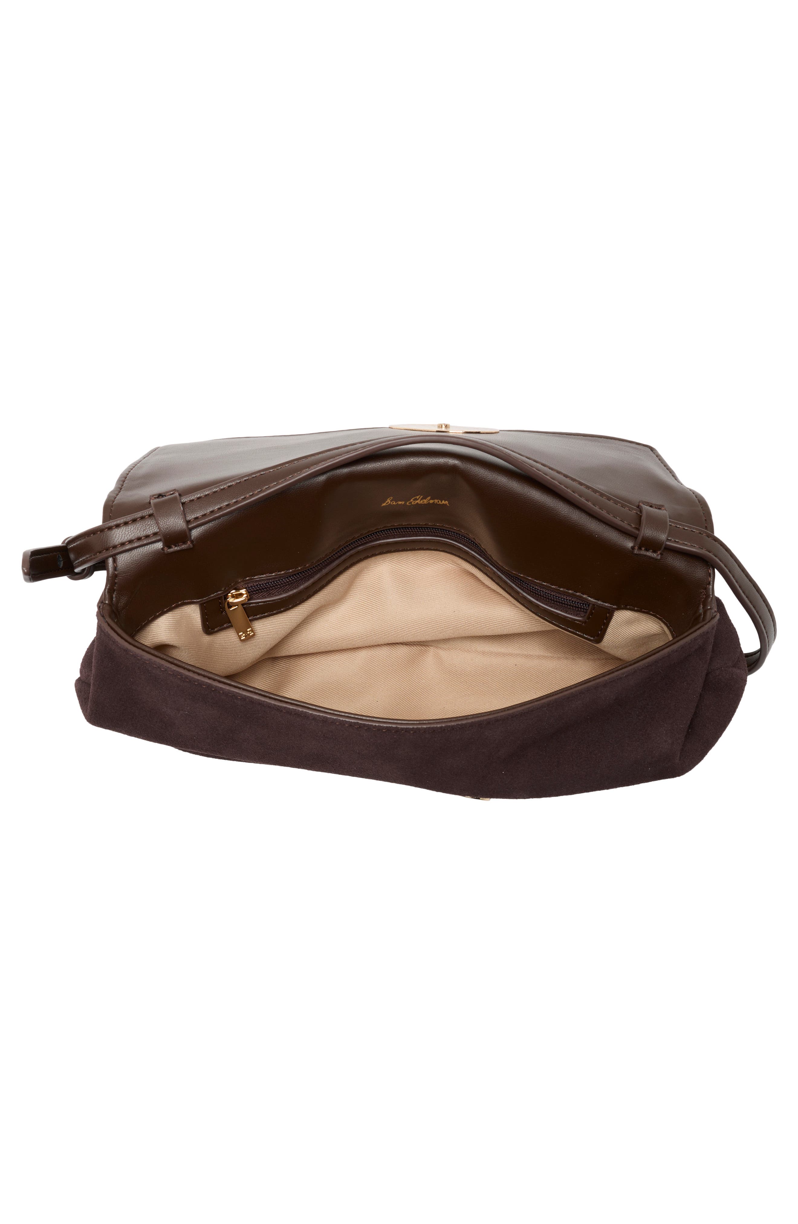Sam Edelman Bex Folded Convertible Clutch, Alternate, color, Spiced Pecan