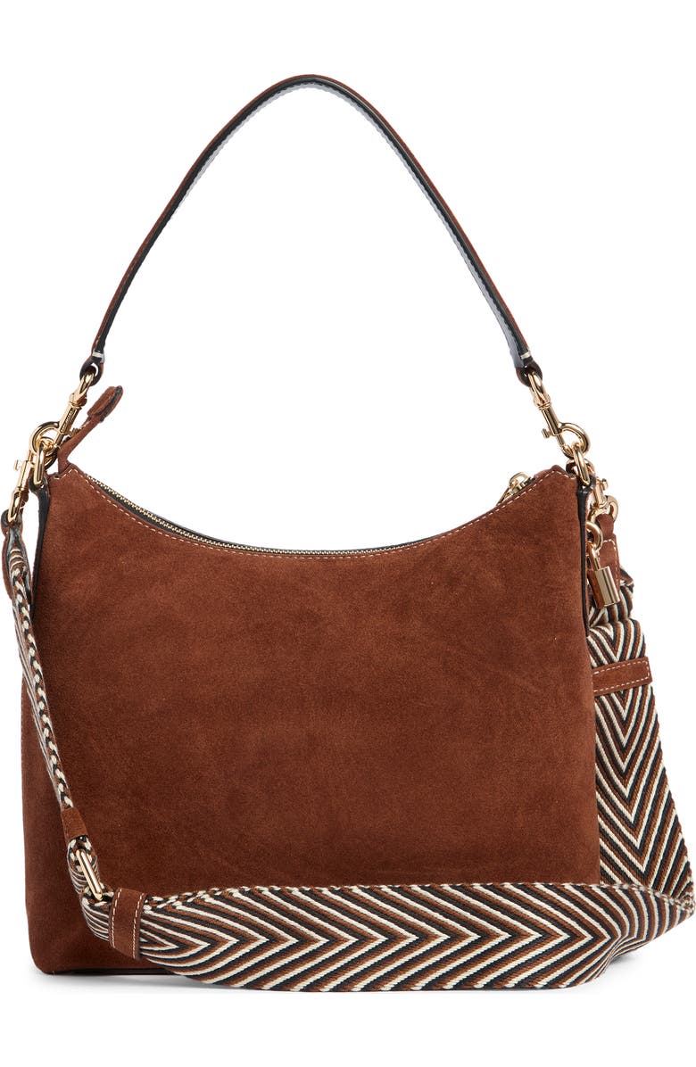 Marc Jacobs Drifter Suede Leather Large Hobo Bag, Alternate, color,