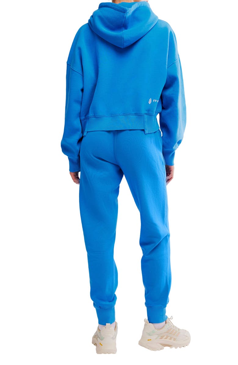 FP Movement by Free People FP Movement Undefeated Cotton Blend Hoodie & Jogger Set, Alternate, color, Light Cobalt Combo