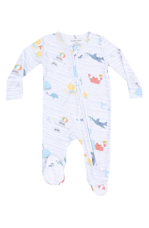 Sea Blue Velour Kimono Footie & Bonnet Sea Blue Velour Kimono Footie & Bonnet
