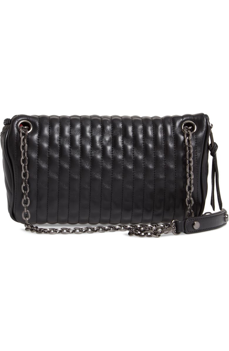 Longchamp Amazone Quilted Leather Belt Bag, Alternate, color, Black