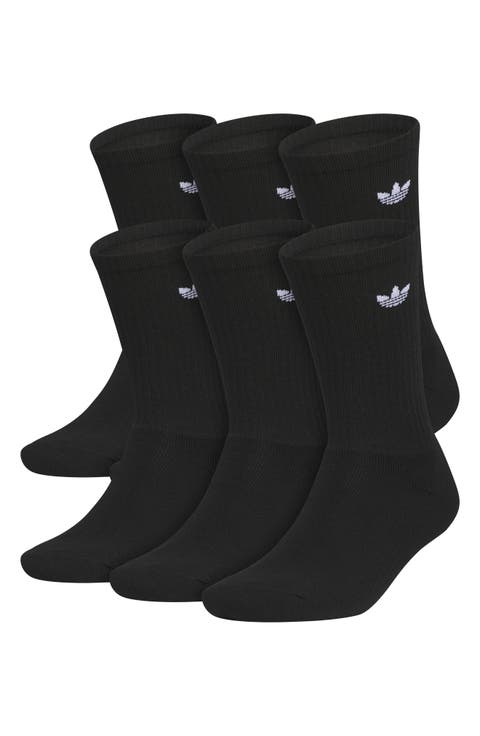 6-Pack Trefoil 2.0 Quarter Crew Socks