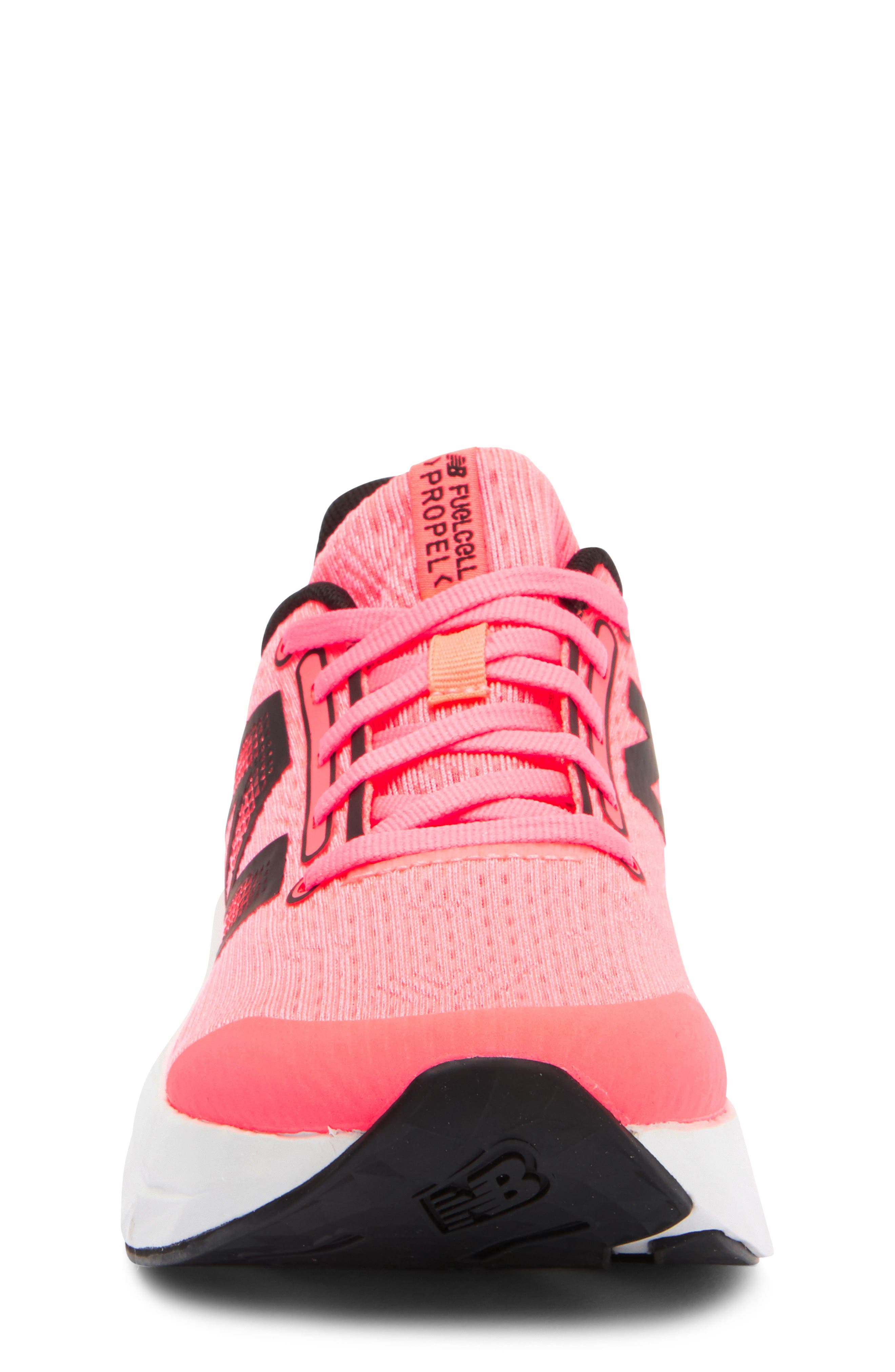 New Balance Kids
 FuelCell Propel v5 Running Shoe, Alternate, color, Ultra Pink/ Black