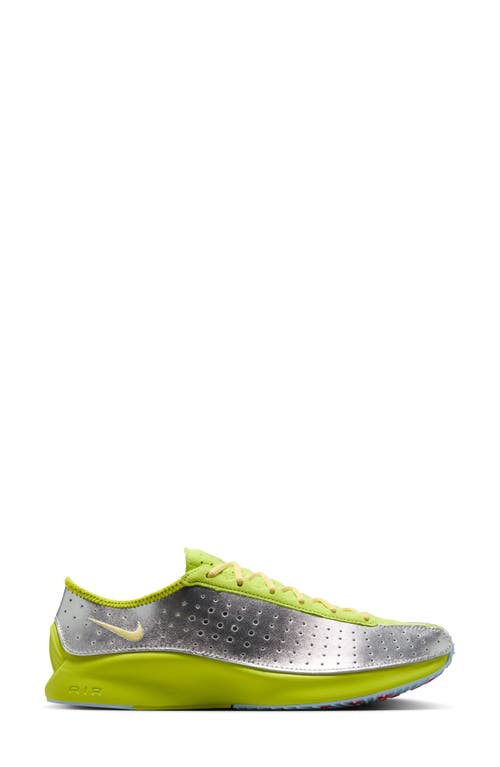 Nike Air Superfly Suede And Perforated Metallic Leather Sneakers In Green
