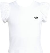 adidas Kids' Lace Flutter Sleeve T-Shirt