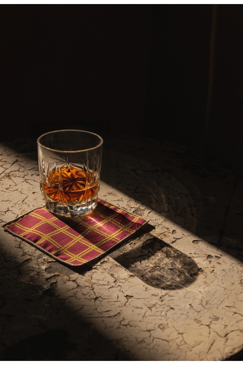 Grid Cocktail Napkins Set of 4, Alternate, color, MARTINI