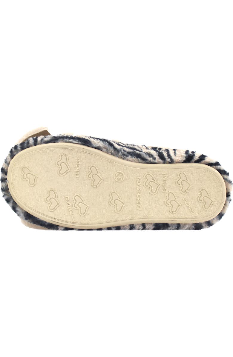 Unity in Diversity Jaden Faux Fur Slide Sandal, Alternate, color,