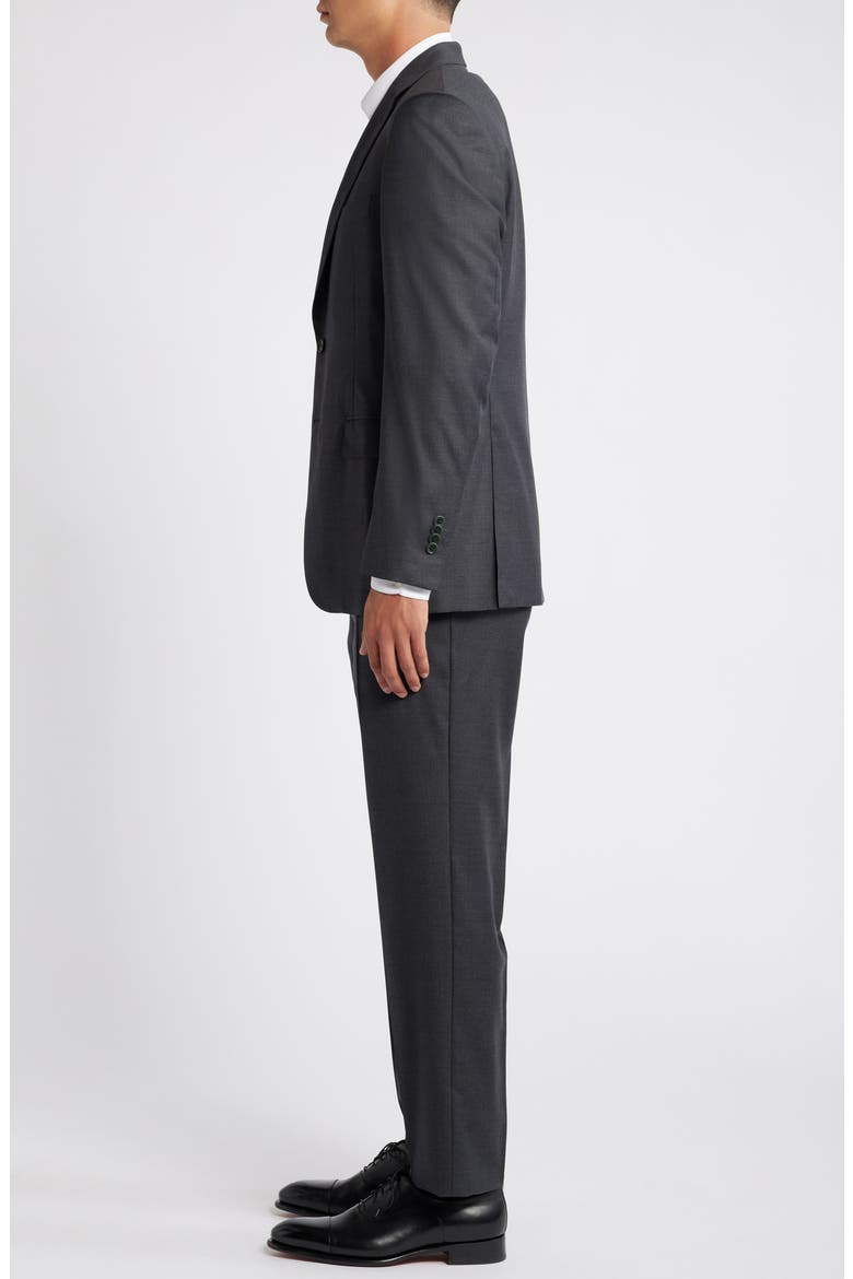 Solid Wool Suit, Alternate, color, CHARCOAL
