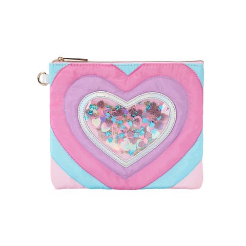 Quilted Heart Confetti Adult Pencil Case Pouch