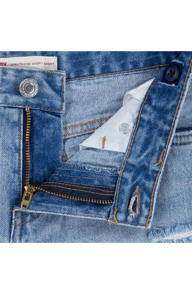 Levi's<sup>®</sup> Kids' Frayed Denim Shorts, Alternate, color, 