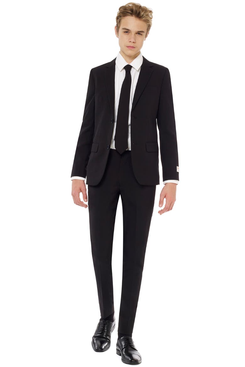 Kids' Black Knight Two-Piece Suit & Clip-On Tie video