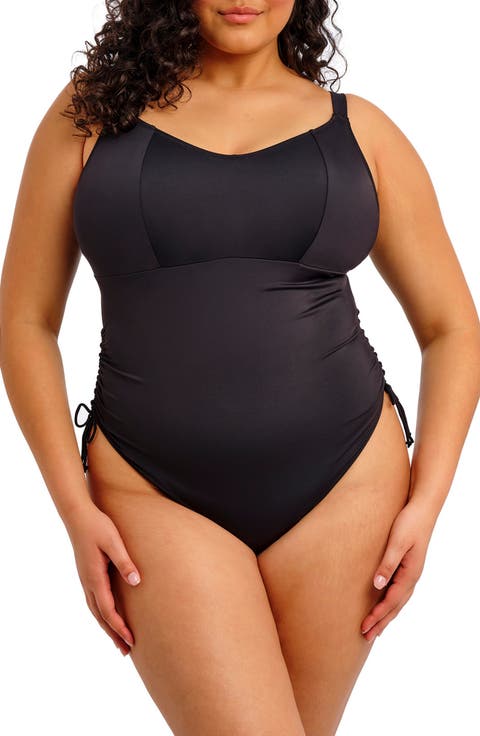 Plain Sailing Adjustable One-Piece Swimsuit (Plus)