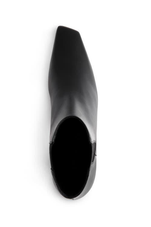 Neil J. Rodgers Meg Ankle Boot In Black Nappa