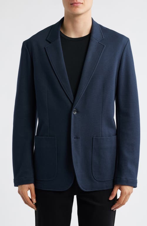 Rag & Bone Navy Butler Patch Pocket Blazer In Blue