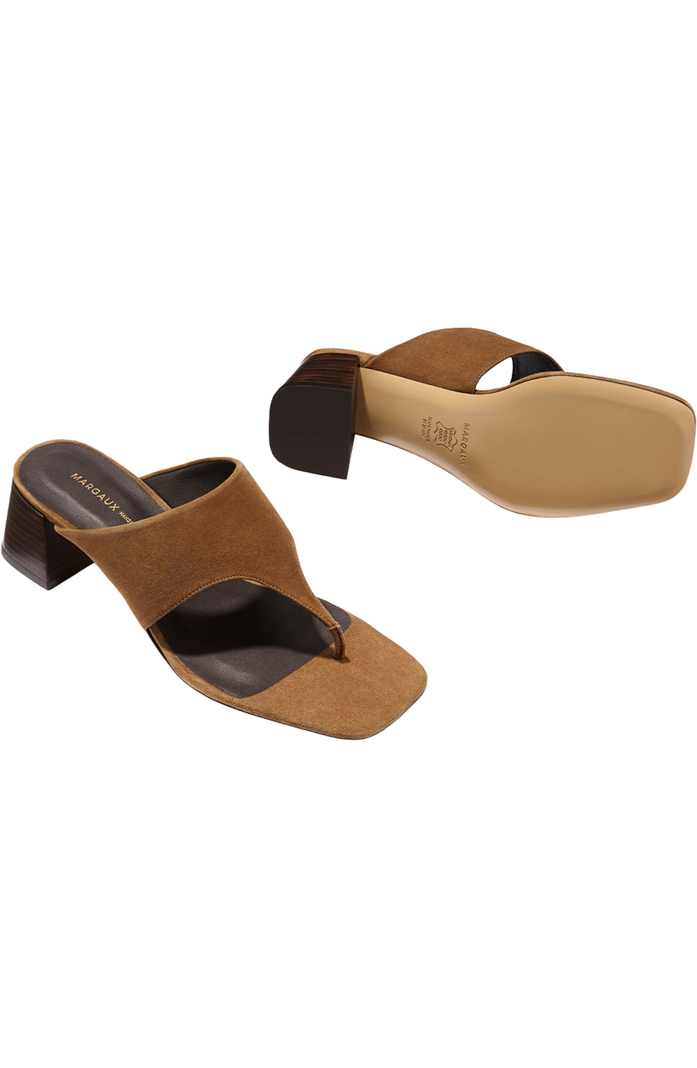 The Deia 50 Sandal, Alternate, color, Nutmeg Suede