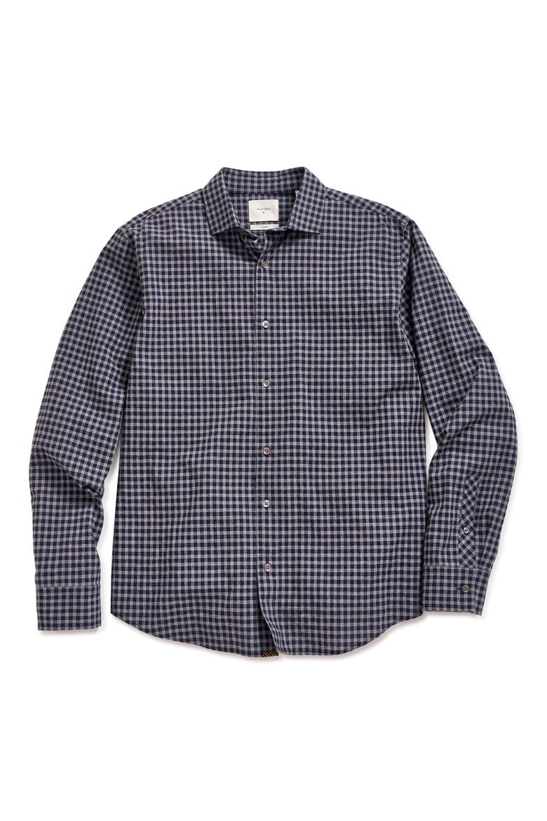 Tuscumbia Sport Shirt, Alternate, color, NAVY/ GREYDNU