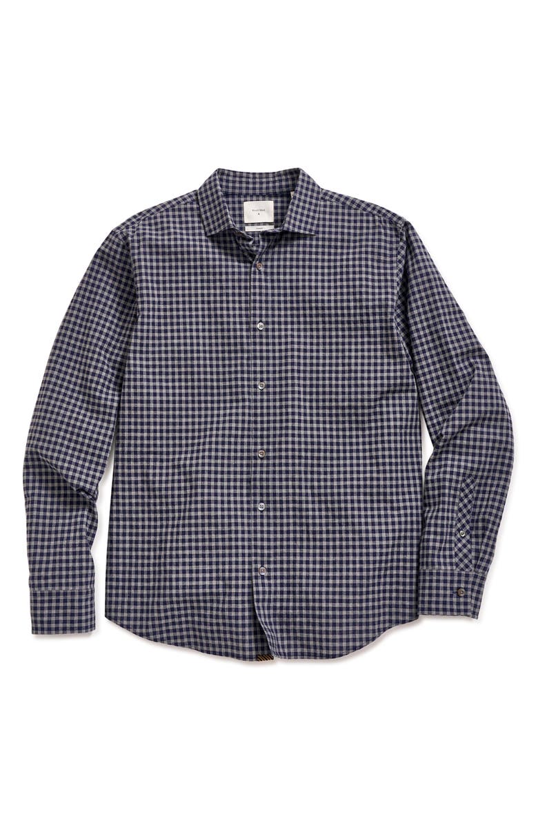 Billy Reid Tuscumbia Sport Shirt, Alternate, color, Navy/ Grey