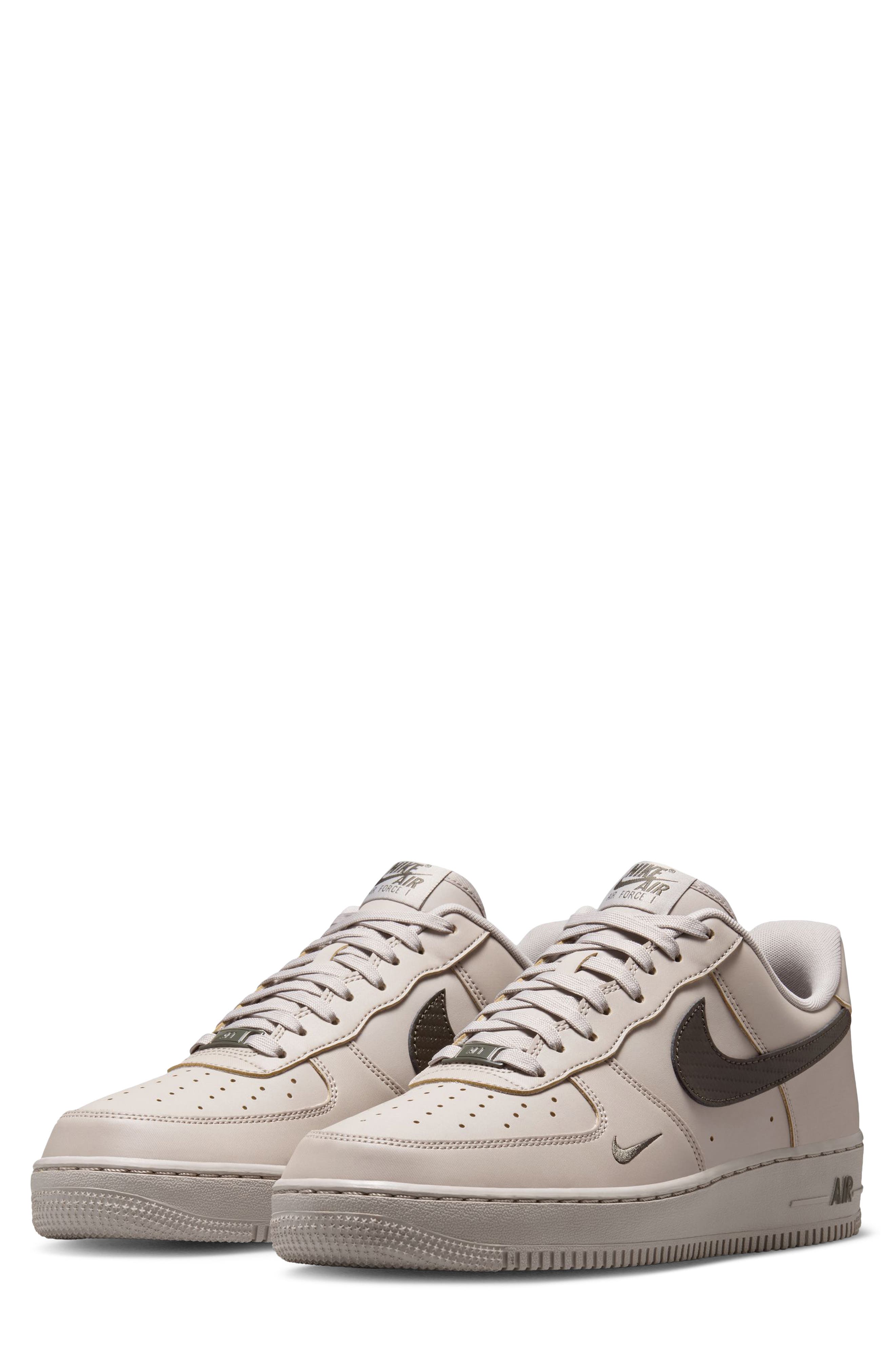 Air Force 1 '07 Basketball Sneaker, Main, color, COLLEGE GREY/ NEWSPRINT