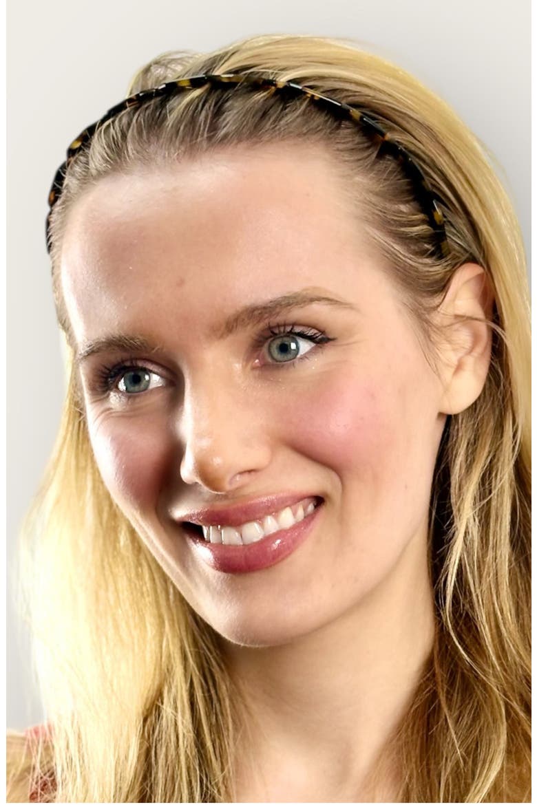 Crown Headband, Alternate, color, DOTTED TORTOISE