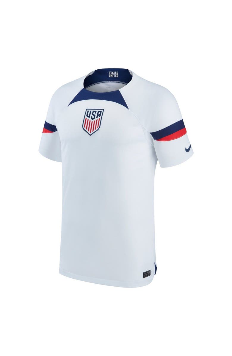 Nike Men's Nike White USMNT 2022/23 Home Breathe Stadium Replica Blank Jersey, Alternate, color,