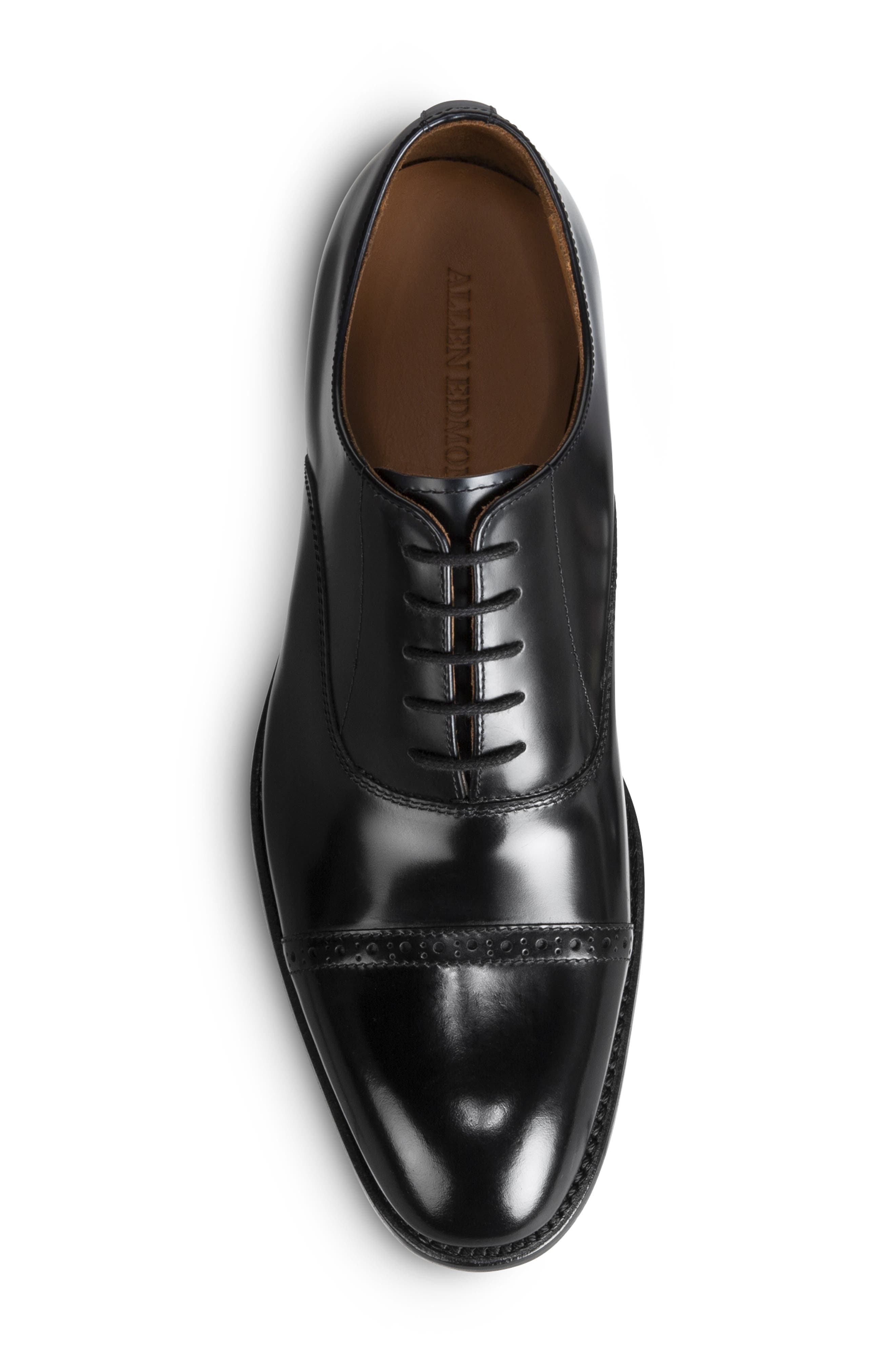 Allen Edmonds Brady Cap Toe Oxford, Alternate, color, Black