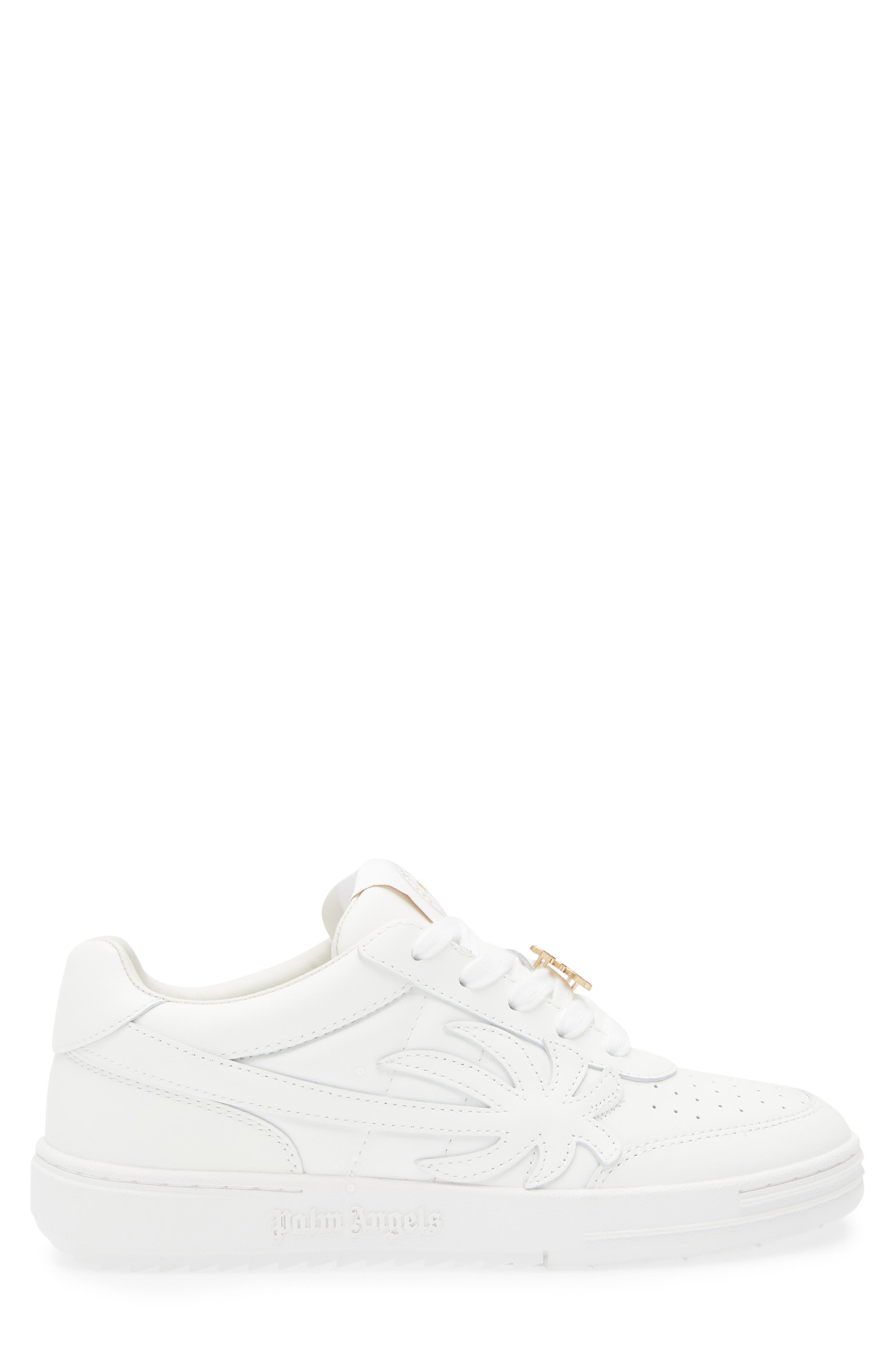 Palm Angels Palm Beach University Low Top Sneaker, Alternate, color, White No C