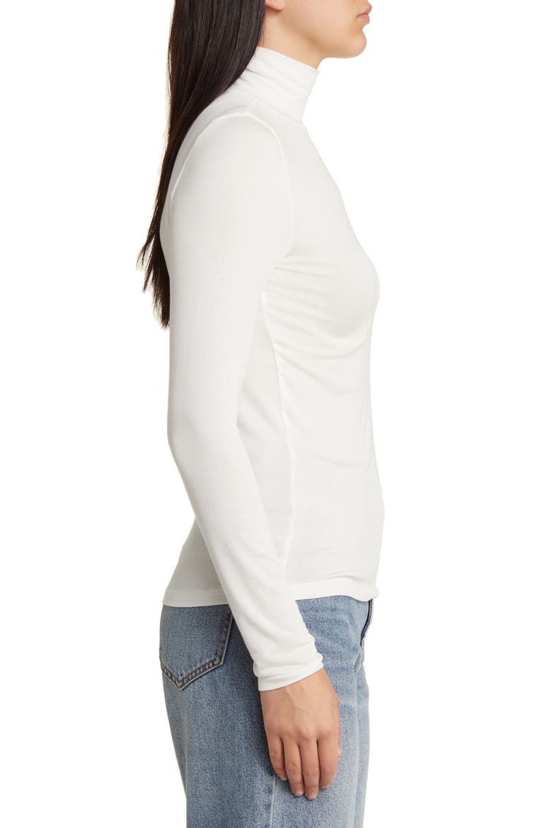 Mock Neck Top, Alternate, color, IVORY
