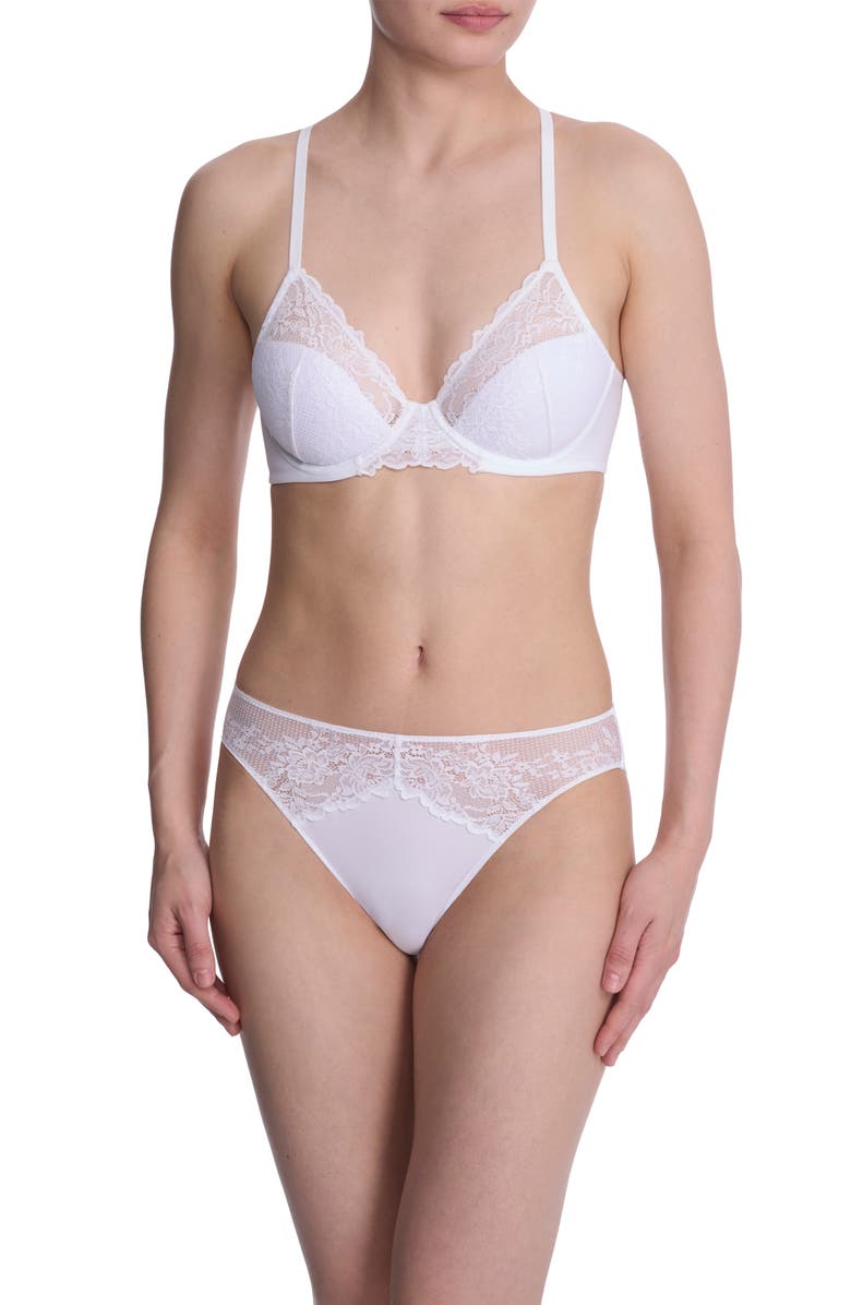 Natori Heavenly Bikini, Alternate, color, White
