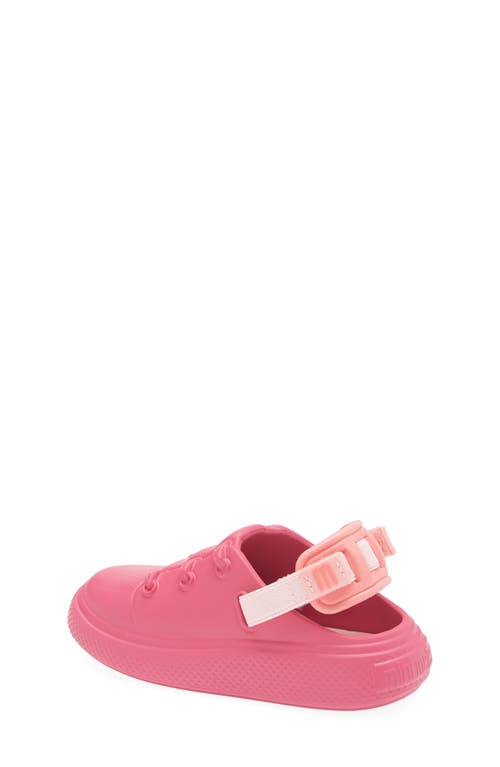 Melissa Kids' Charlie Slingback Sneaker In Pink
