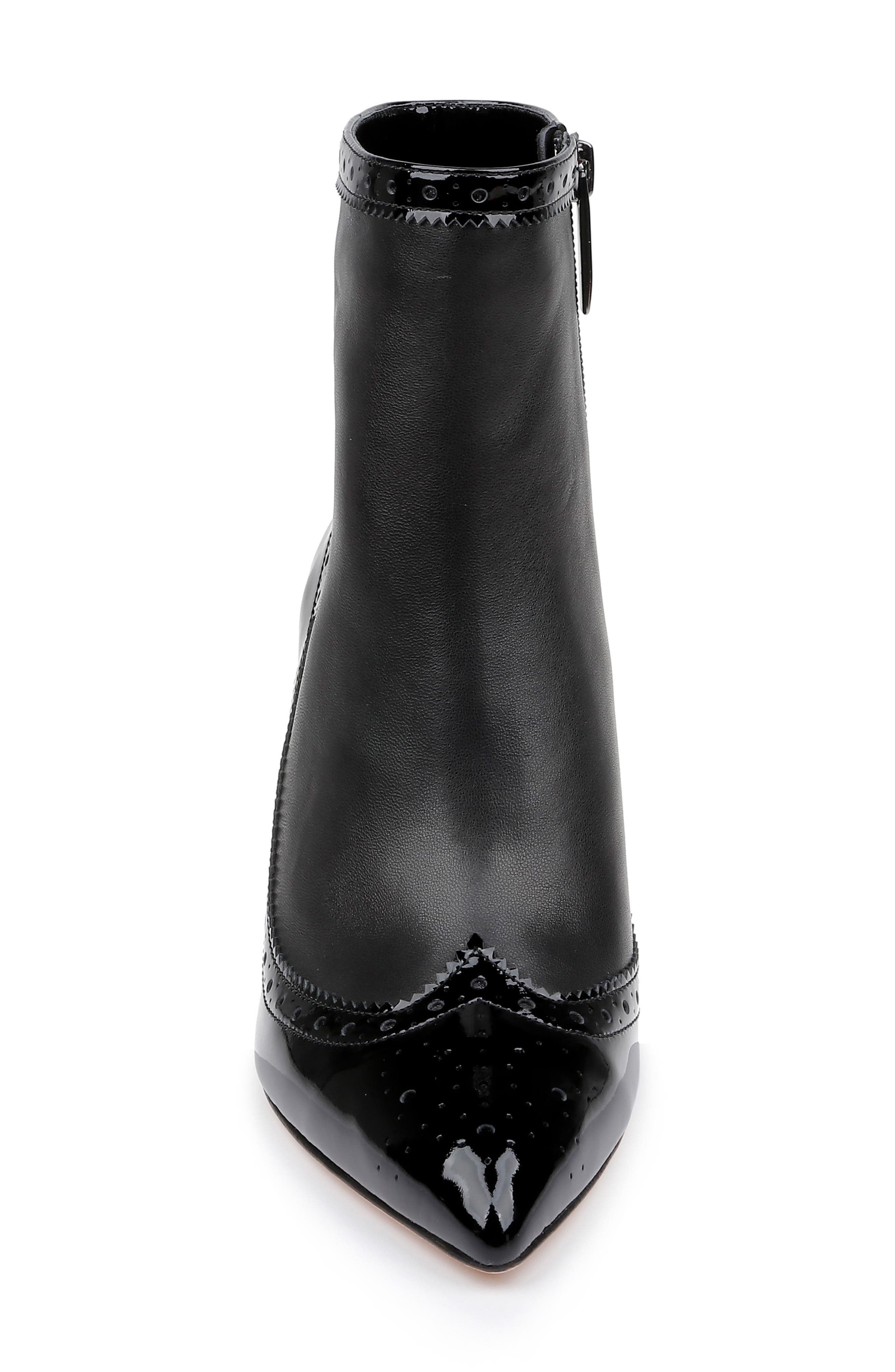 L'AGENCE Ember Wingtip Pointed Toe Bootie, Alternate, color, 