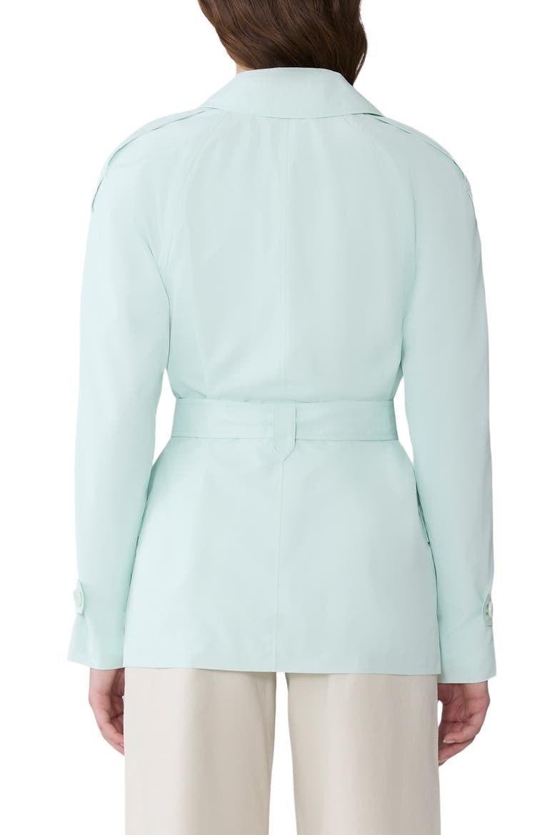 Medina Double Breasted Water Repellent Jacket, Alternate, color, AQUATIC MINT
