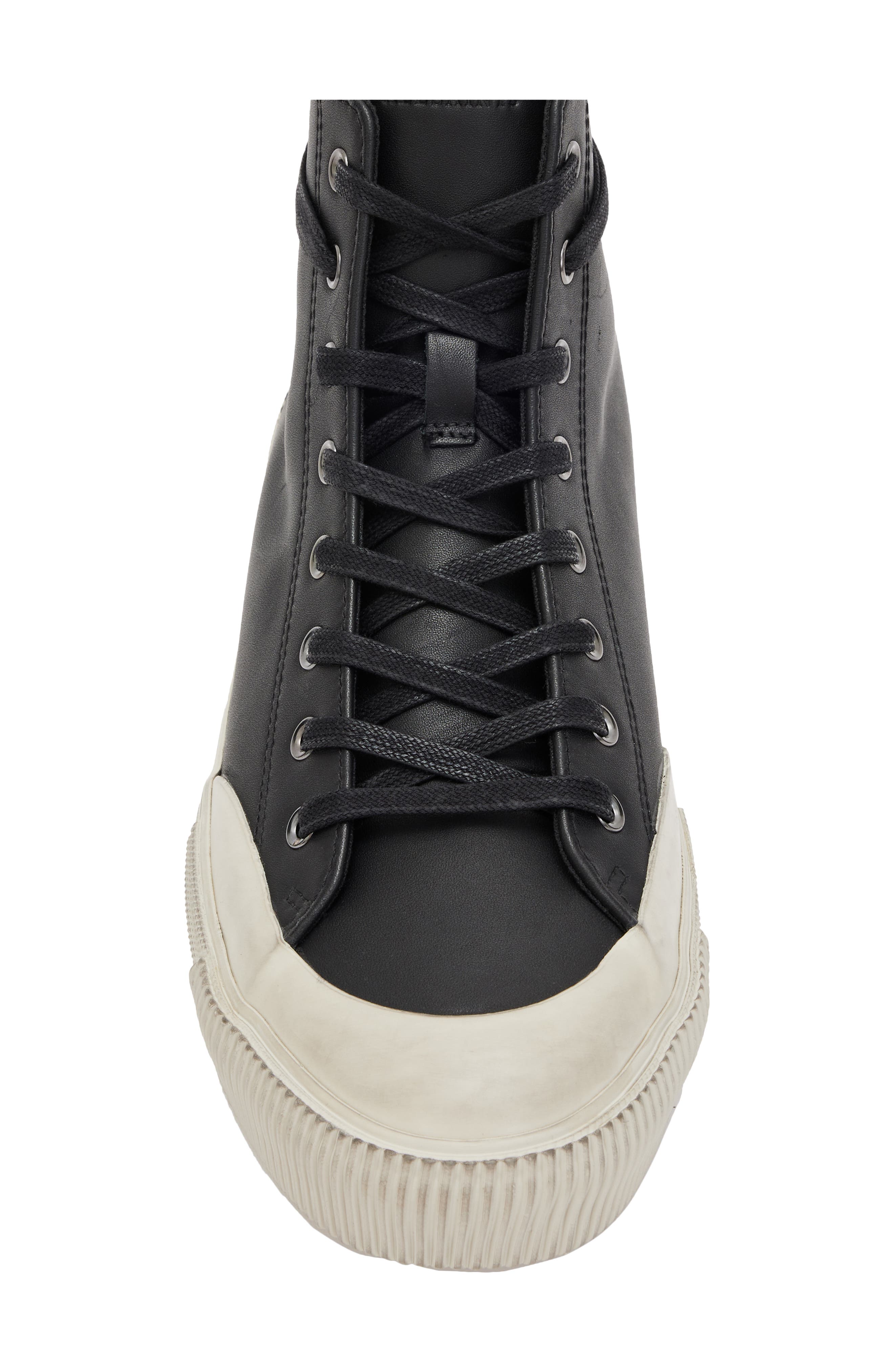 AllSaints Dumont Leather High Top Sneaker, Alternate, color, 