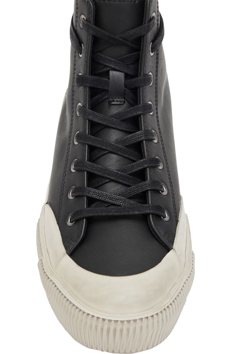 AllSaints Dumont Leather High Top Sneaker, Alternate, color,