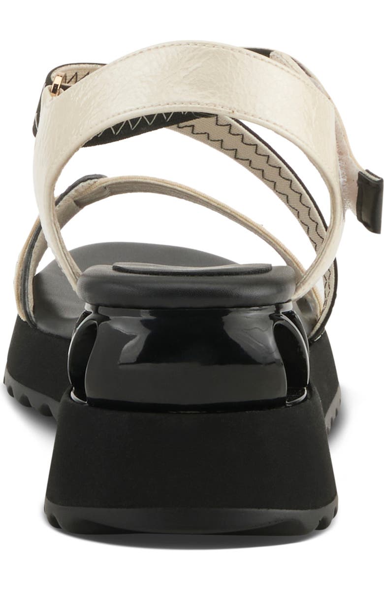 AZURA BY SPRING STEP Coolbeans Wedge Sandal, Alternate, color, Black Multi