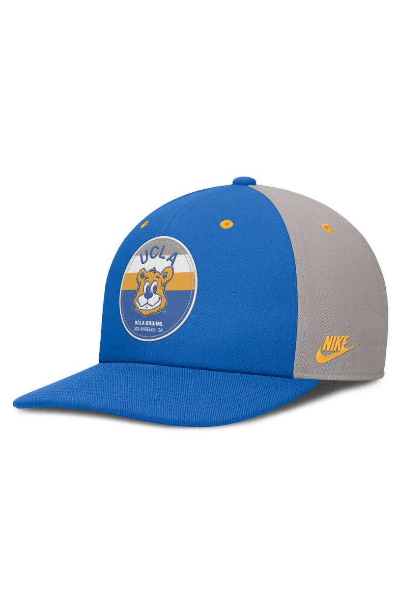 Nike Men's Nike Blue/Gray UCLA Bruins Prep Pro Performance Snapback Hat, Main, color, Blue
