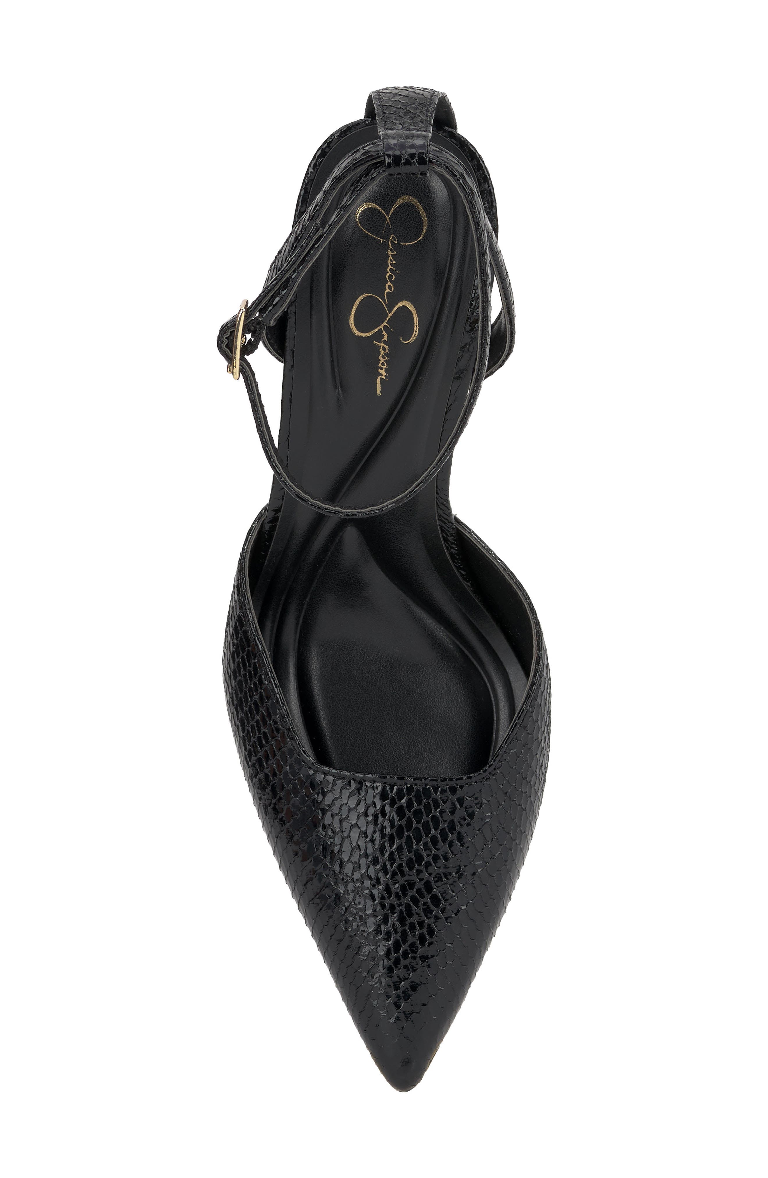 Jessica Simpson Kalynia Ankle Strap Pump, Alternate, color, Black