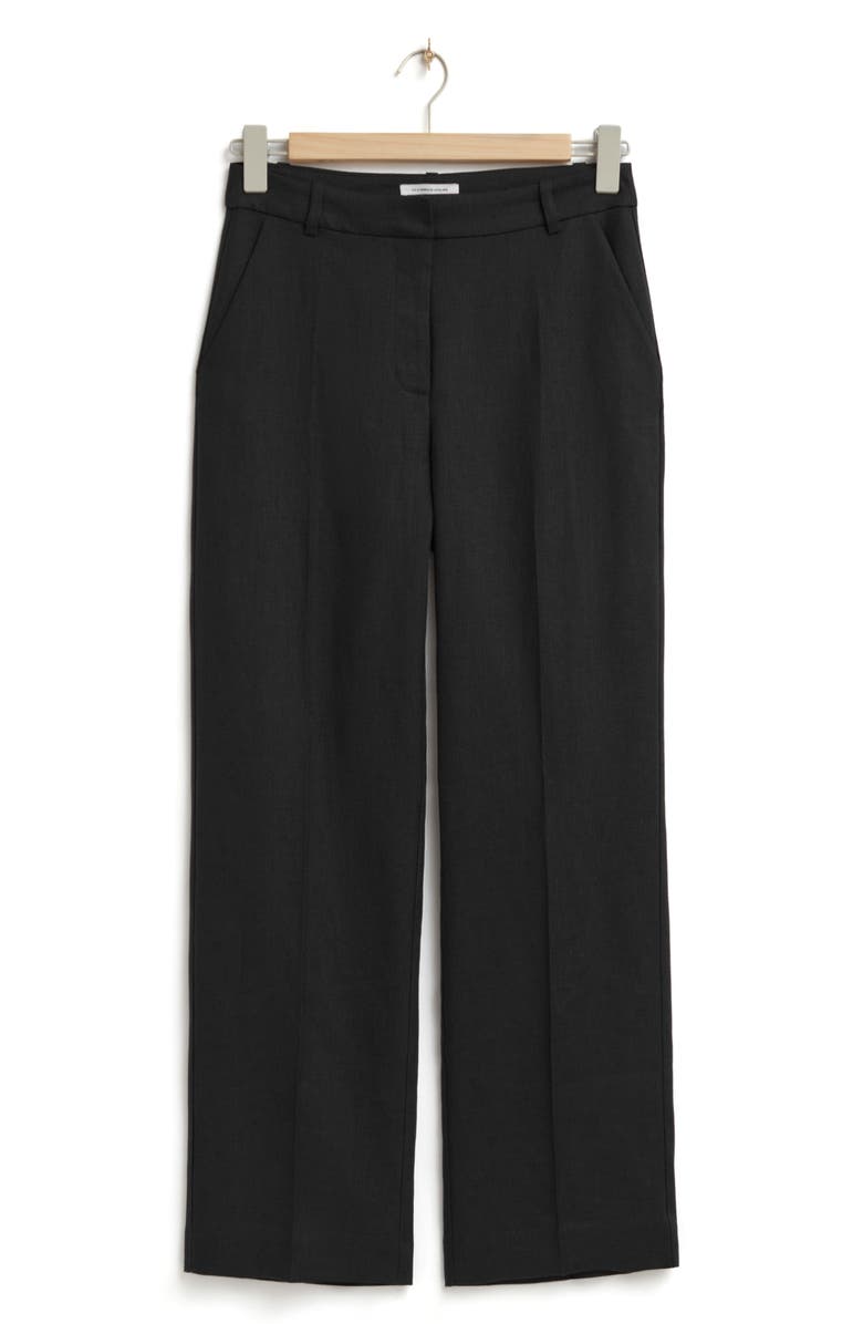 & Other Stories Wide Leg Linen Trousers, Main, color,