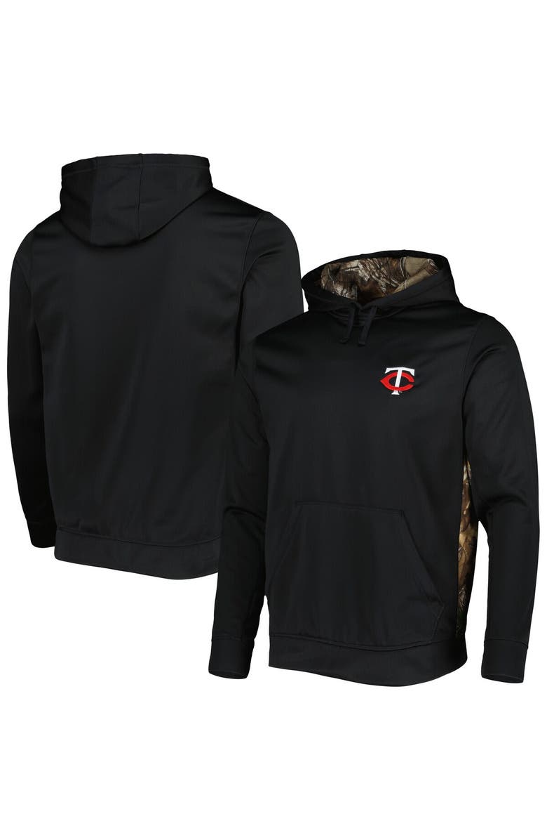 DUNBROOKE Men's Dunbrooke Black/Camo Minnesota Twins Ranger Pullover Hoodie, Alternate, color, Black