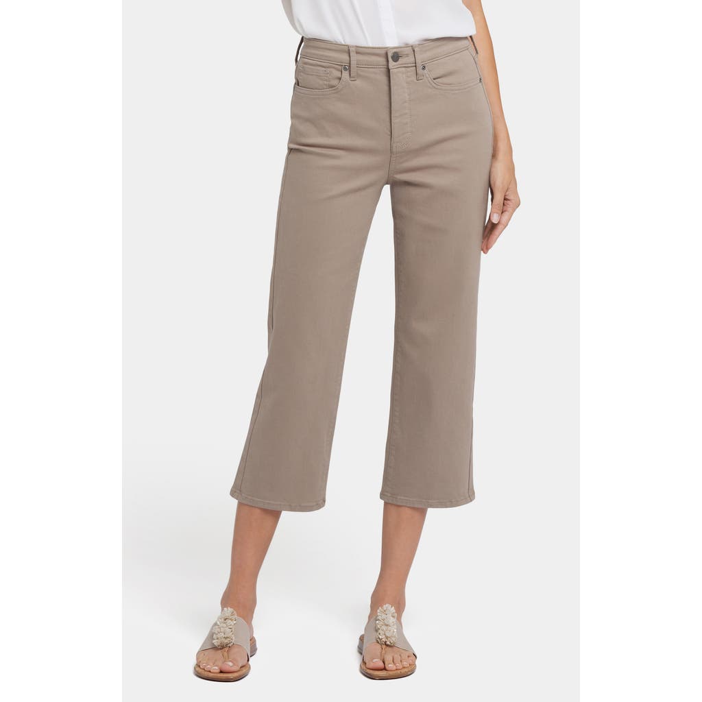 Nydj Joni High Waist Relaxed Capri Jeans In Saddlewood