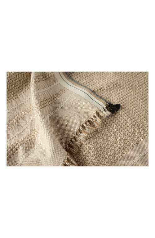 Coyuchi Bay Set Of 2 Organic Cotton Hand Towels In Brown