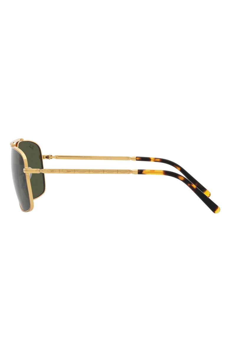 Ray-Ban 59mm Pillow Sunglasses, Alternate, color, Yellow Gold