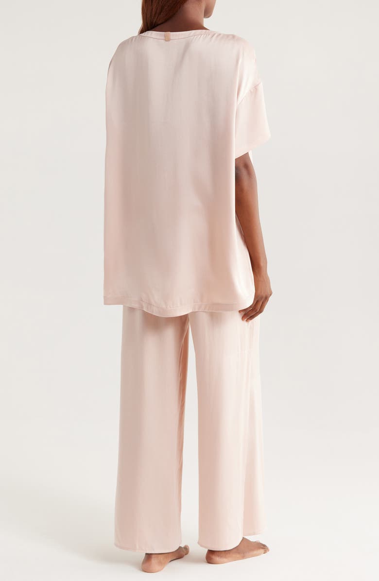 Lunya Washable Silk Pajamas, Alternate, color, Delicate Pink