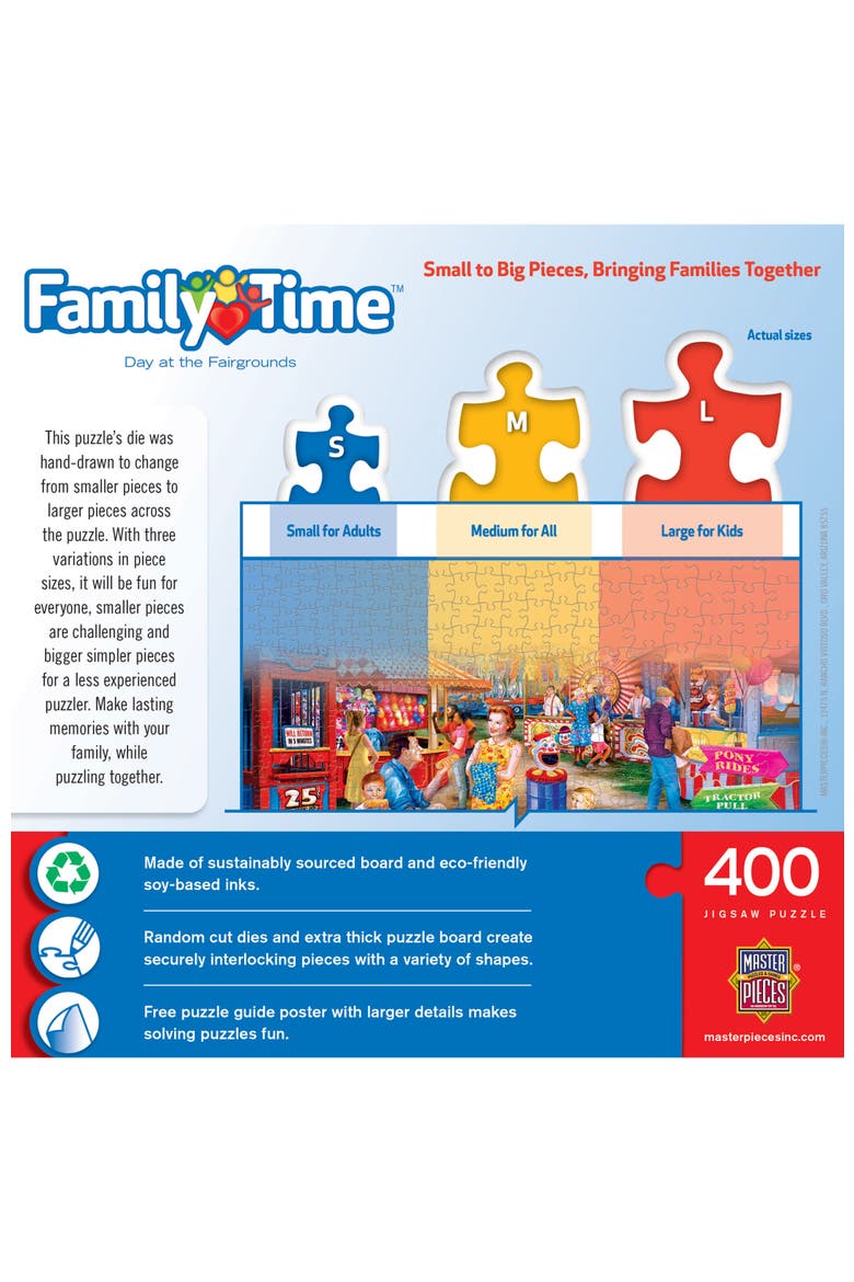 Day at the Fairgrounds 400 Piece Puzzle, Alternate, color, Multicolor