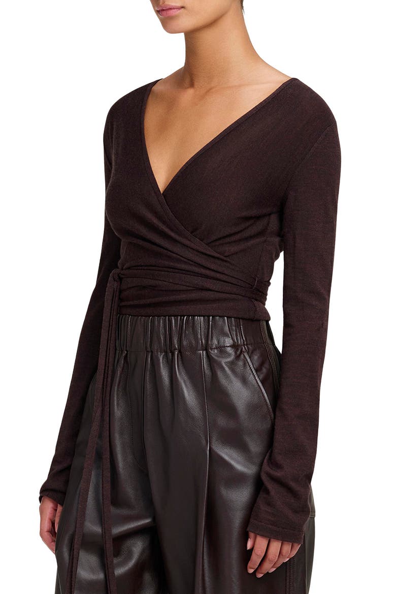 Emma Merino Wool Sweater, Alternate, color, GANACHE