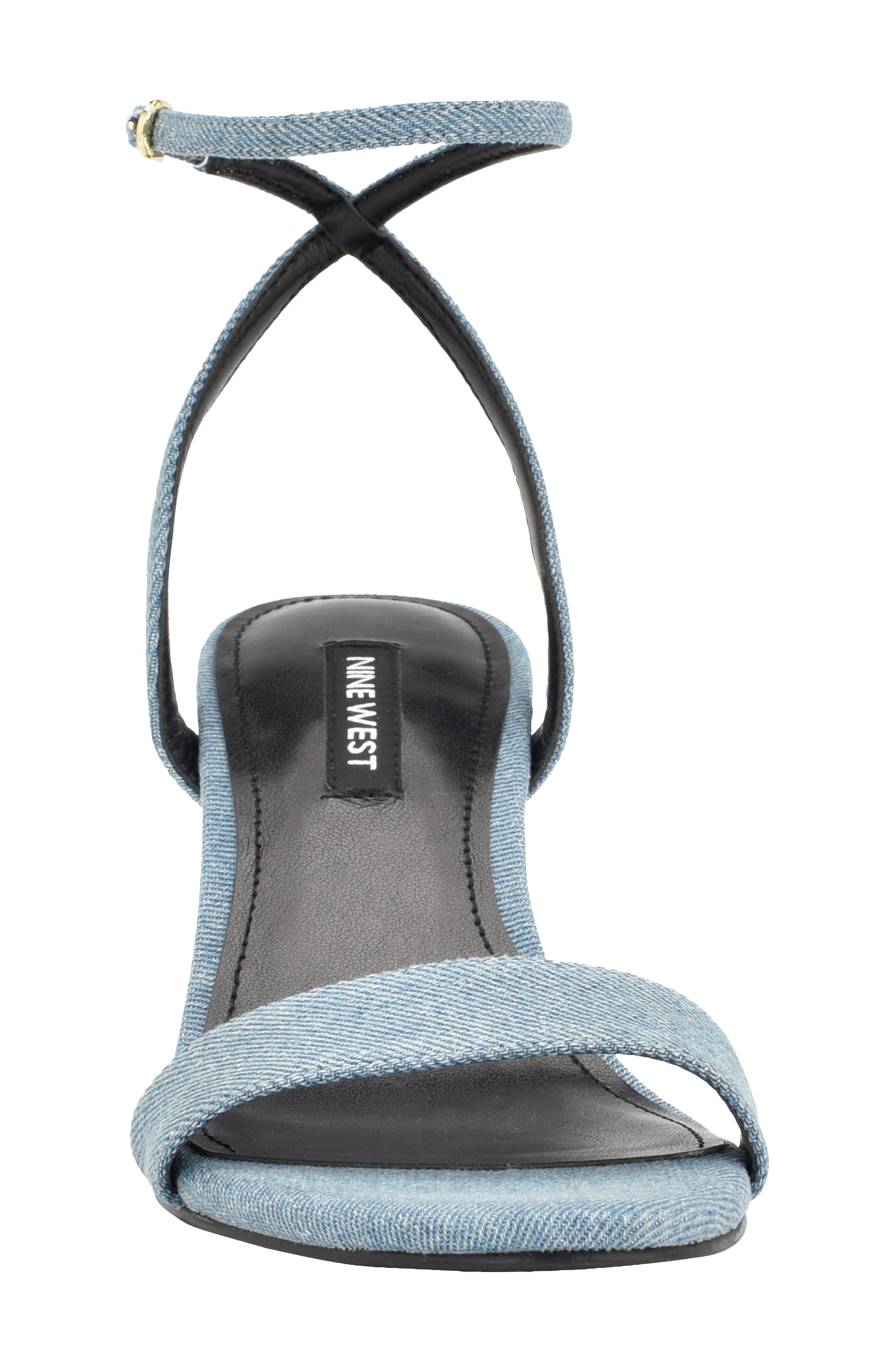 Nine West Anny Ankle Strap Sandal, Alternate, color, 